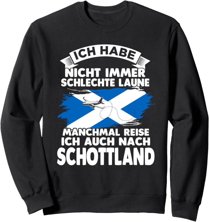 Schottland Urlaub Schottische Flagge Sweatshirt