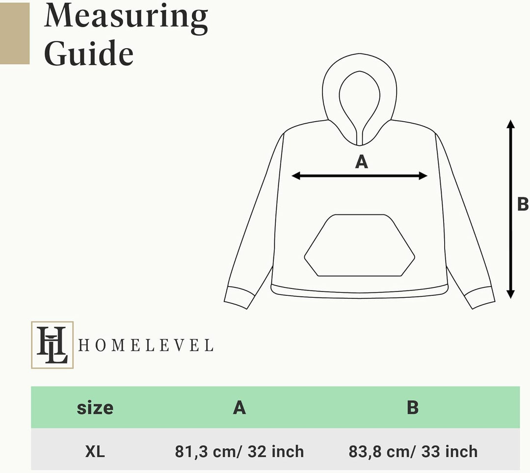 HOMELEVEL Kinder Sherpa Hoodie Pullover - Pulli mit Kapuze für Jungs und Mädchen - Kuschel Sweatshir