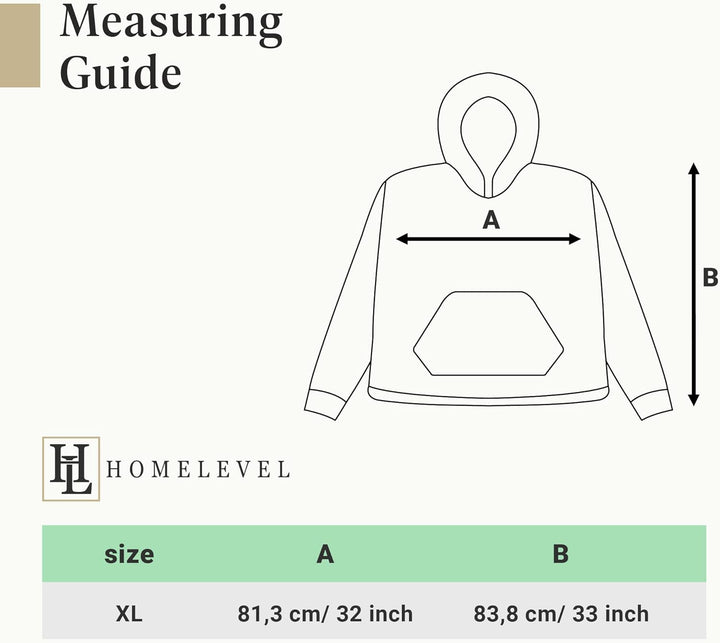 HOMELEVEL Kinder Sherpa Hoodie Pullover - Pulli mit Kapuze für Jungs und Mädchen - Kuschel Sweatshir