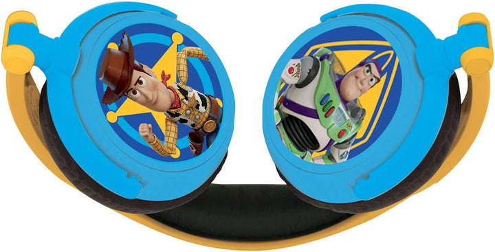 Lexibook Disney Toy Story 4, Woody, Buzz & Forky, Stereokopfhörer, kinderfreundliche Kraft, faltbar