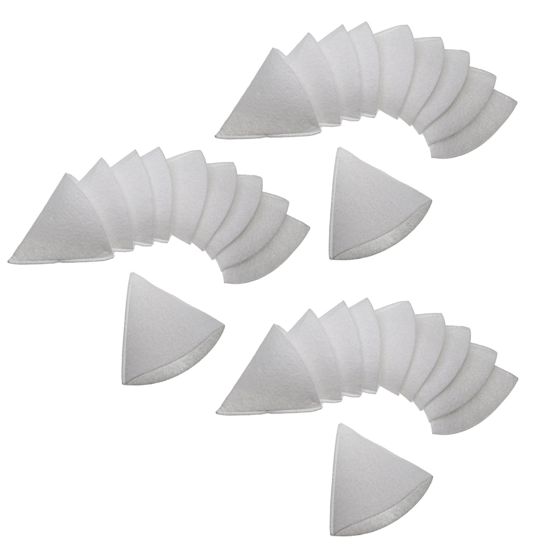 vhbw 30x Kegelfilter Ersatz für Zehnder 990320031 für Lüftungsanlage - Abluftfilter G4, DN 100 Weiss