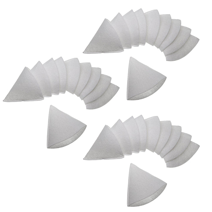 vhbw 30x Kegelfilter Ersatz für Zehnder 990320031 für Lüftungsanlage - Abluftfilter G4, DN 100 Weiss