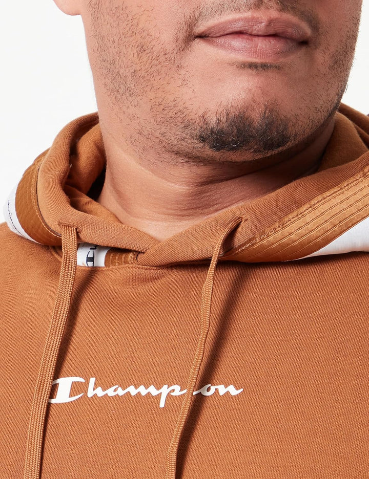 Champion Herren Legacy American Tape-Powerblend Fleece Kapuzenpullover S Marrone Chiaro, S Marrone C