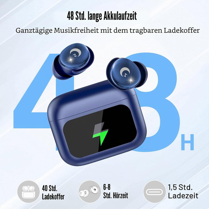 VEKJ Bluetooth Kopfhörer, Mini 48 Std Schlafkopfhörer Bluetooth 5.4 mit Touchscreen, 2026 Neue in Ea