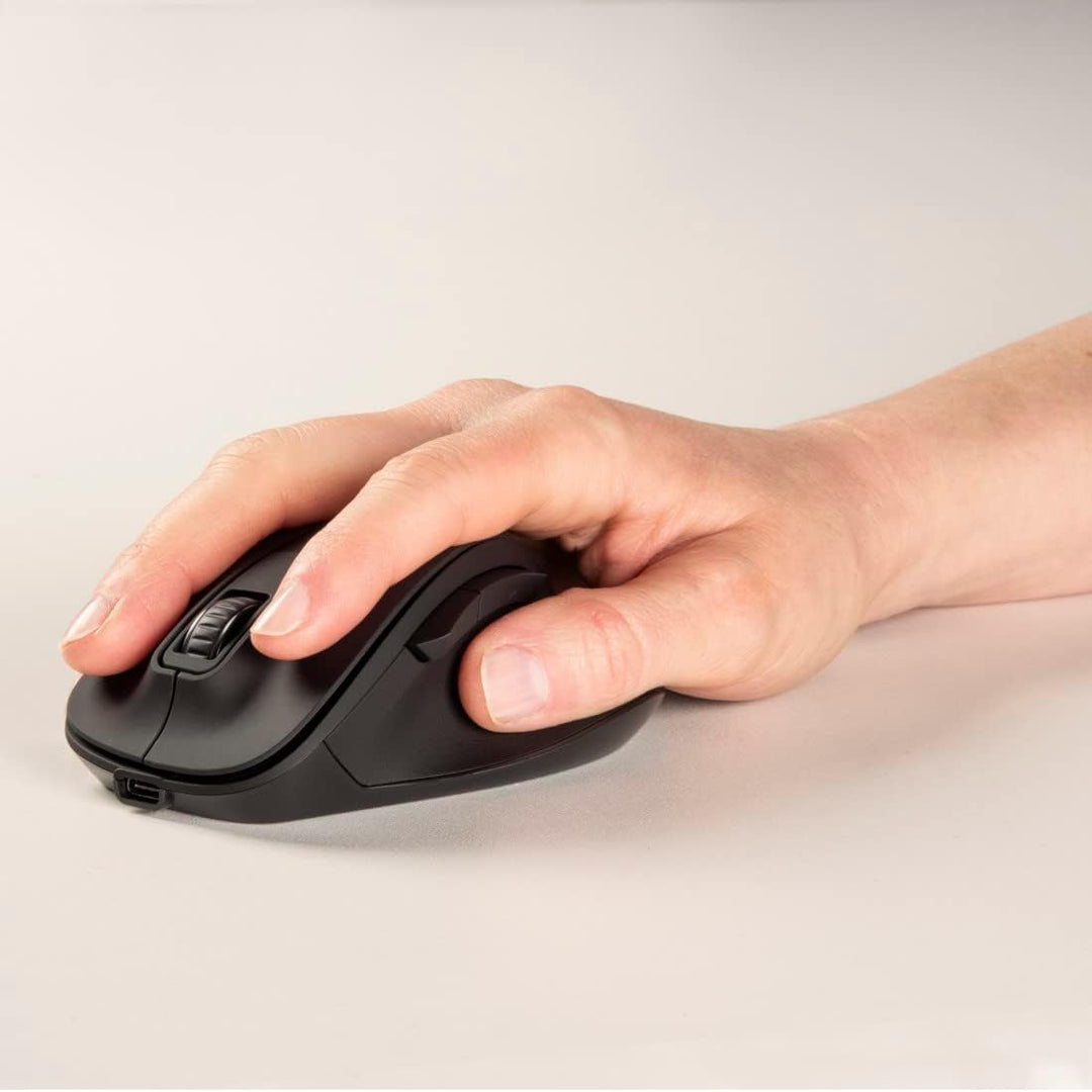 Hama ergonomische Maus (Funkmaus, 6 Tasten, 2,4GHz, BlueWave, 800/1200/1600dpi, optische Maus kabell