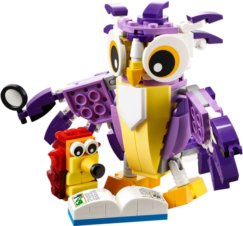 Lego Creator 3-in-1 Set: Wald-Fabelwesen 31125 + Tropischer Papagei 30581 (Polybag), ab 7 Jahren