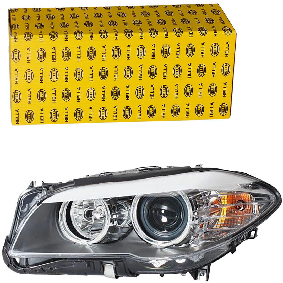 HELLA 1EL 010 131-011 DE/Halogen-Hauptscheinwerfer - links - für u.a. BMW 5 (F10) Links Halogen, Lin