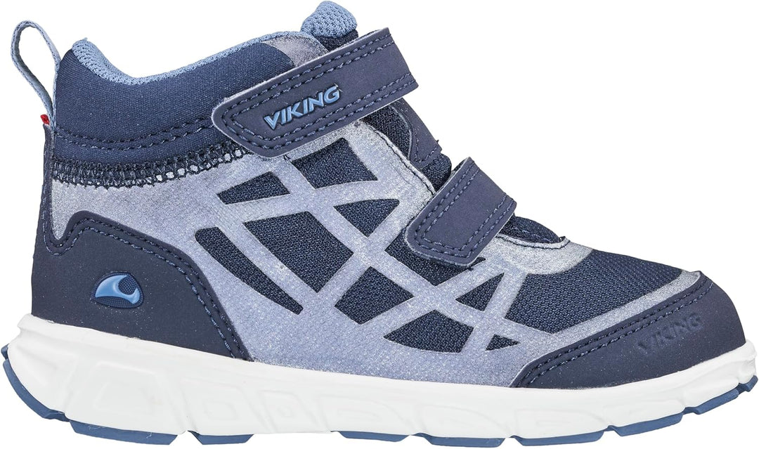 Viking Unisex Kinder Veme Mid R GTX Walking-Schuh 25 EU Navy Demin, 25 EU Navy Demin