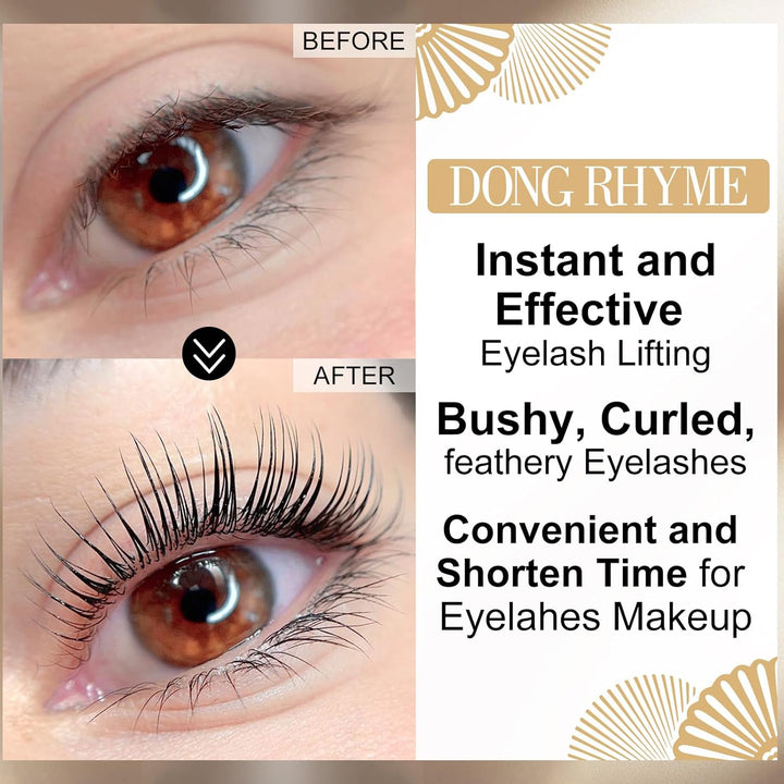 Wimpernlifting Lash Lifting Kit mit Glue Balm, DONG RHYME Wimpernlifting Kit mit Klebebalsam in Pfir
