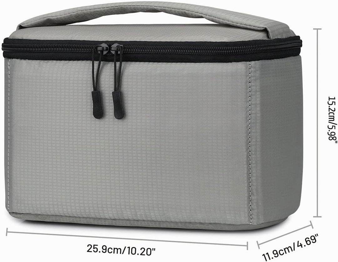 S-ZONE Kameratasche Gepolsterte Shockproof Faltbare DSLR SLR TLR Blitzlicht Kameraschutz-Einsatz-Beu