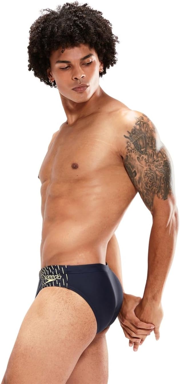 Speedo Medley Logo 7CM BRF AM Navy/Green True Navy/Spritz 3 164 True Navy/Spritz 3, 164 True Navy/Sp