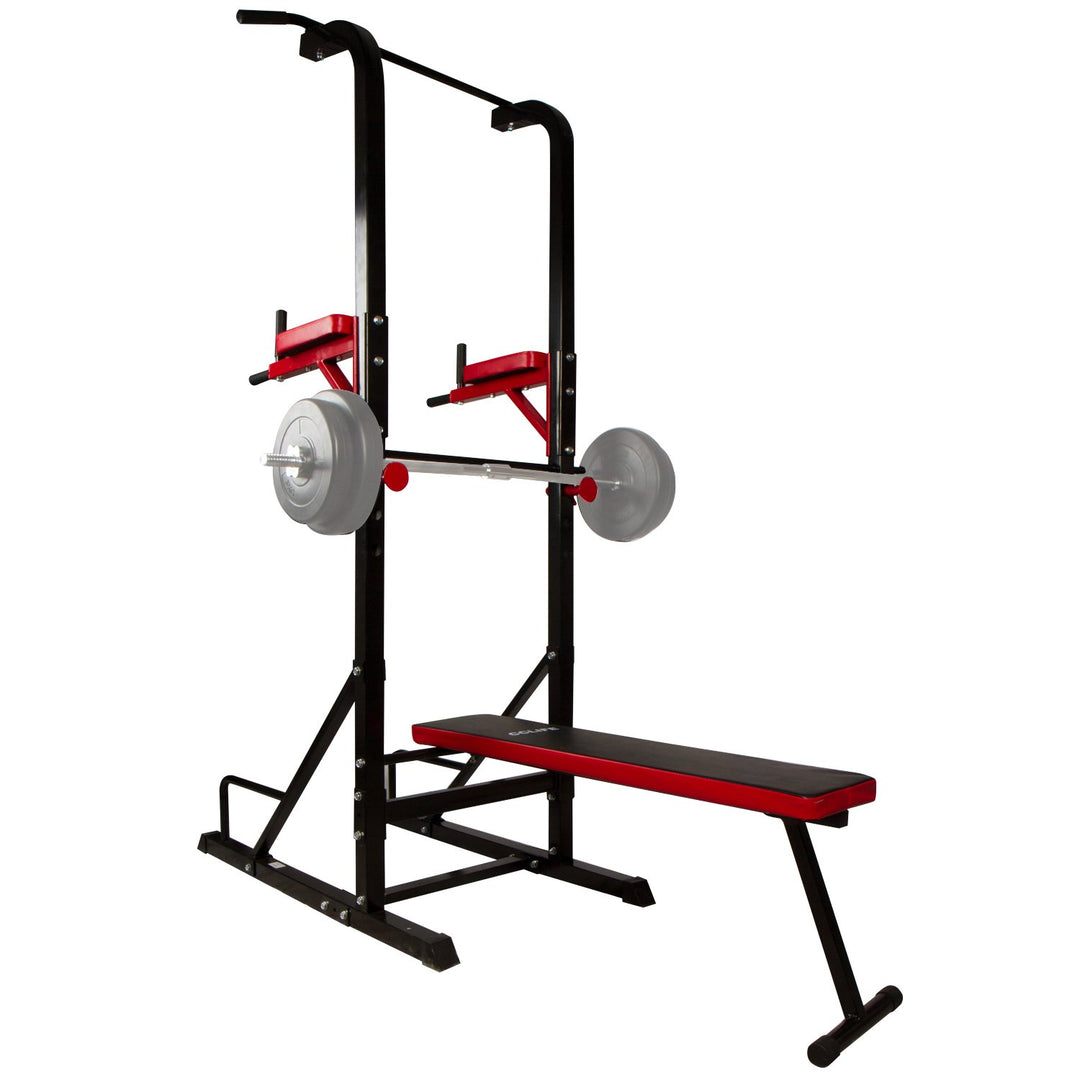 CCLIFE Power Tower Dip Station Klimmzugstange für Krafttrainingsgeräte für das