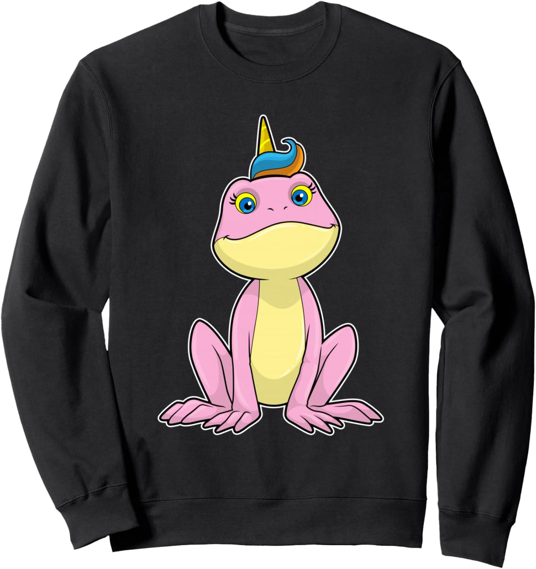Frosch Einhorn Sweatshirt