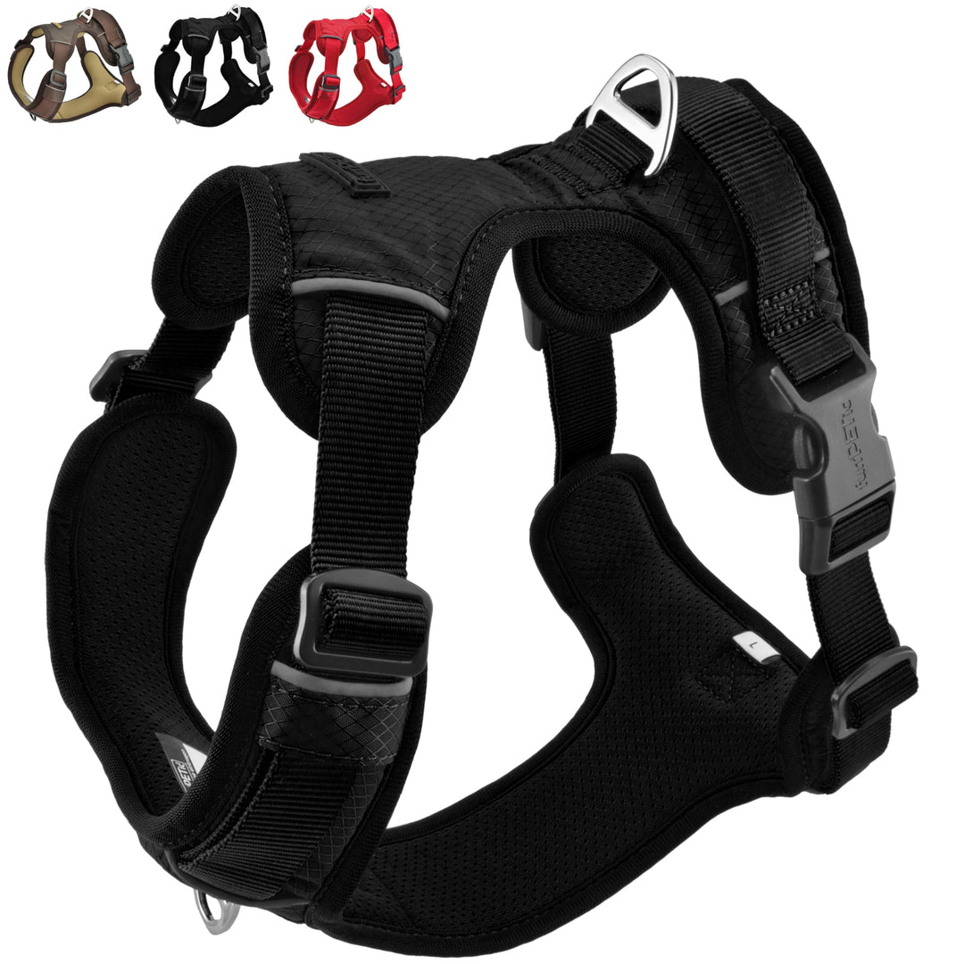 funPETic Hundegeschirr Essential - Anti-Zug Geschirr, reflektierend, gepolstert und atmungsaktiv - B
