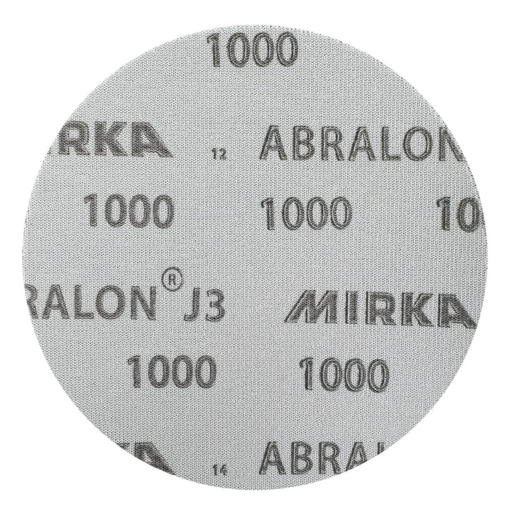 Mirka Abralon J3 Schleifpad Polierpad 225mm Soft Grip 1000 Körnung, 10/Pack, für Deckenschleifer, zu