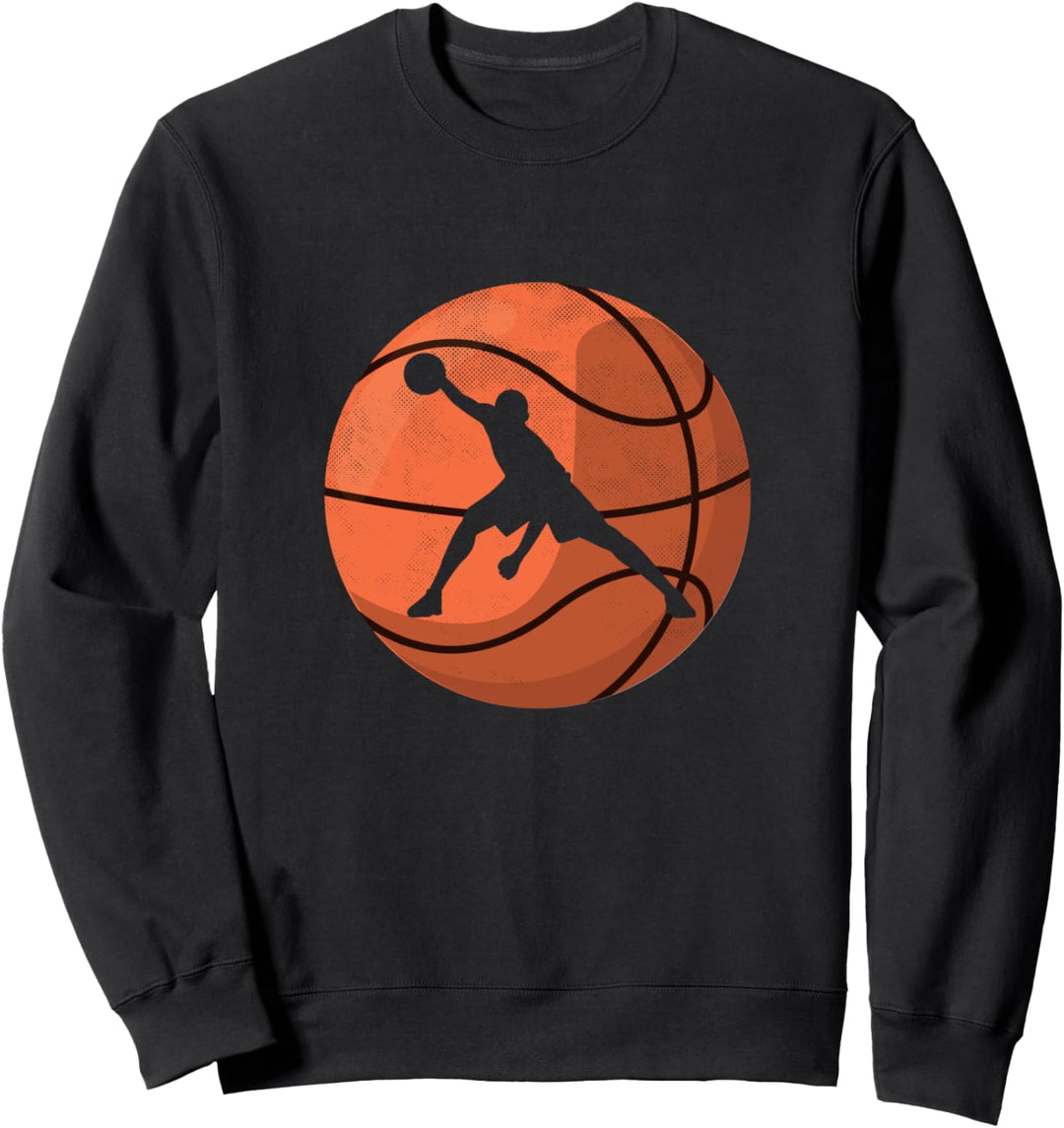 Vintage Basketball Spieler Crossover Dribbling Geschenk Sweatshirt