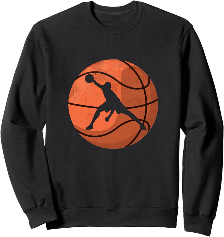 Vintage Basketball Spieler Crossover Dribbling Geschenk Sweatshirt
