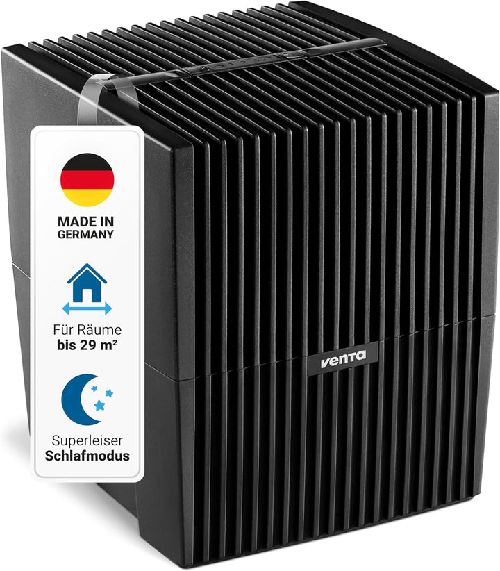 VENTA Luftbefeuchter Schlafzimmer, Baby, Kinderzimmer bis 29 m² | sehr leiser Air Humidifier mit 20