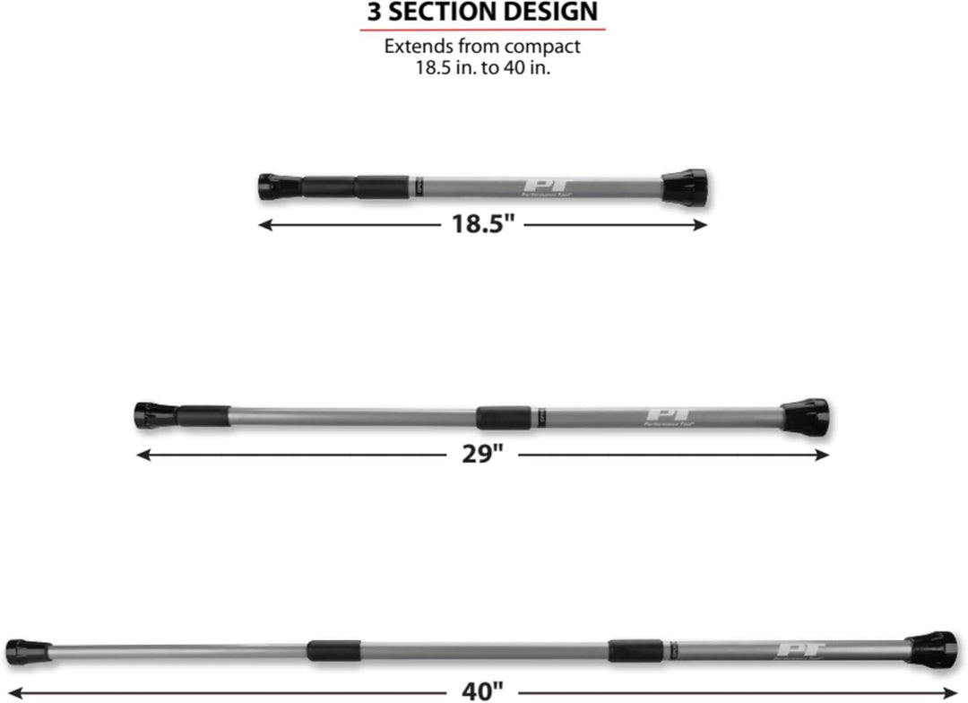 Performance Tool W1475 Teleskopstange (40,6 cm bis 101,6 cm) Prop Rod (16" to 40"), 16 to 40 inches