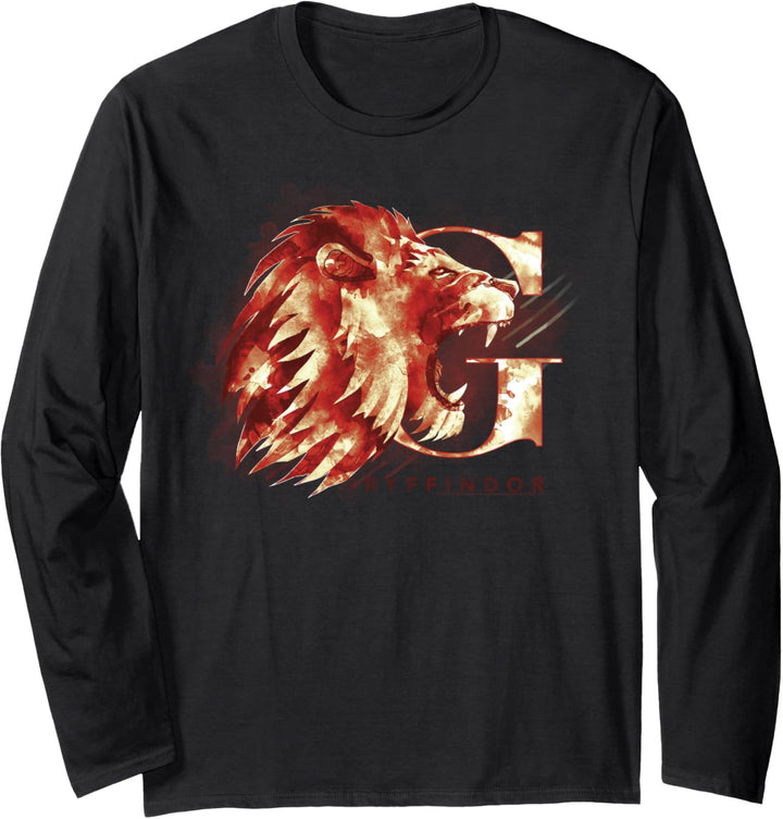 Harry Potter Gryffindor Watercolor Langarmshirt