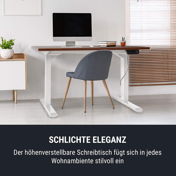 Oneconcept Schreibtisch, Elektrisch Höhenverstellbarer Schreibtisch, Sitz- & Stehtisch, Elektrischer