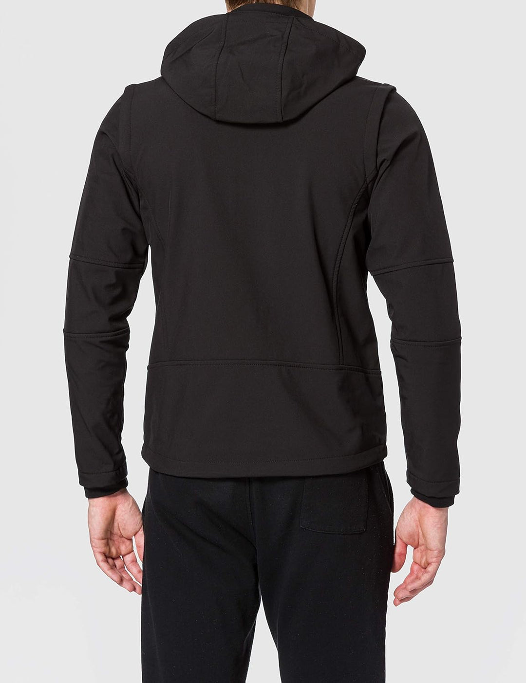 CMP – Man Jacket Snaps Hood With Detachble Sleeves 46 Schwarz, 46 Schwarz