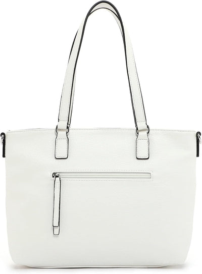 Tamaris Shopper Adele 30476 Damen Handtaschen Uni Einheitsgrösse White 300, Einheitsgrösse White 300