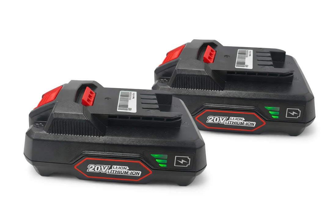 2er-Pack Ersatzakkus 2,0 Ah für Parkside X 20 V Team-Serie, kompatibel mit Pap 20 A1, A2, A3, B1, B3
