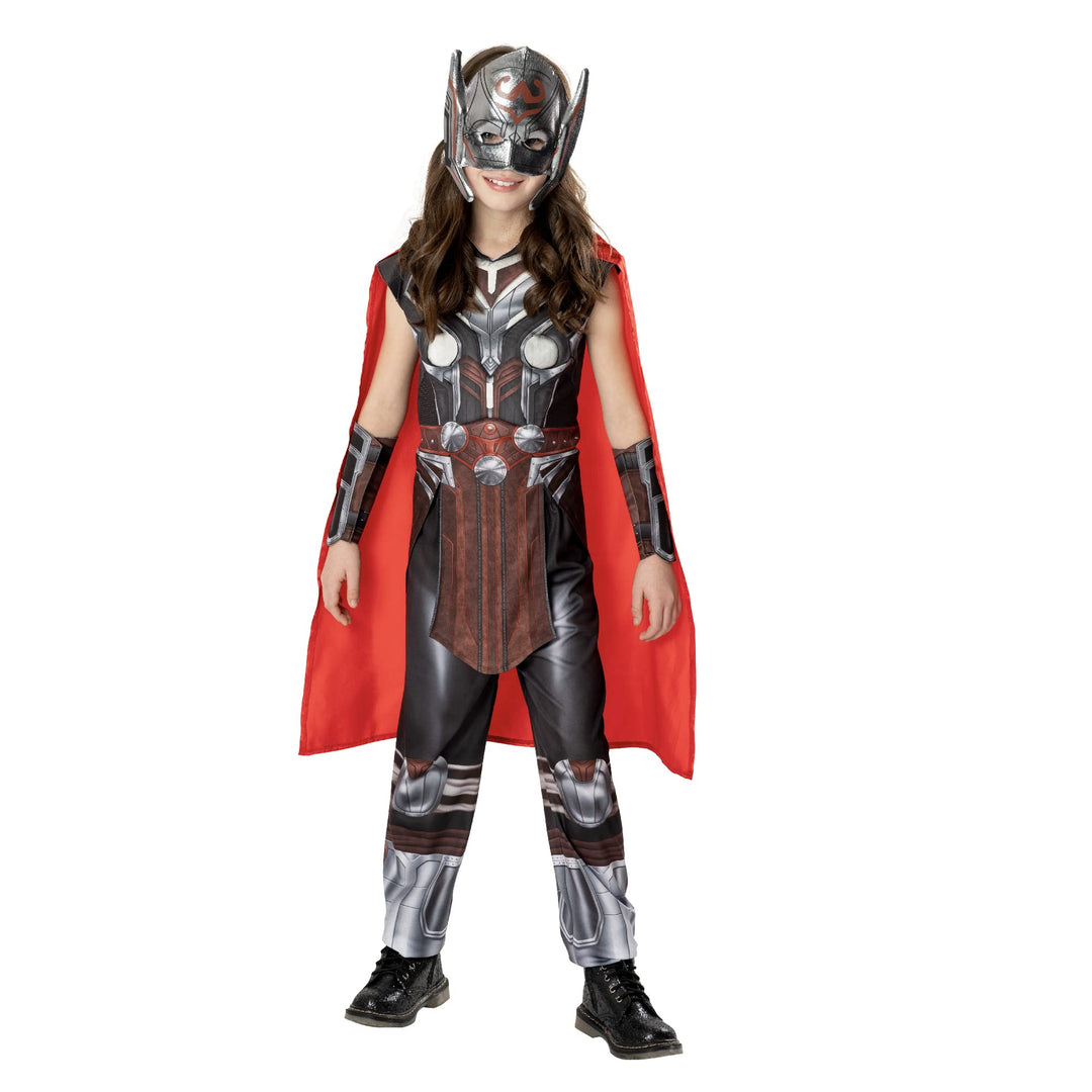 Rubies Offizielles Marvel Thor: Love and Thor Deluxe Kinderkostüm, Alter 5–6 Jahre 5-6 Jahre, 5-6 Ja