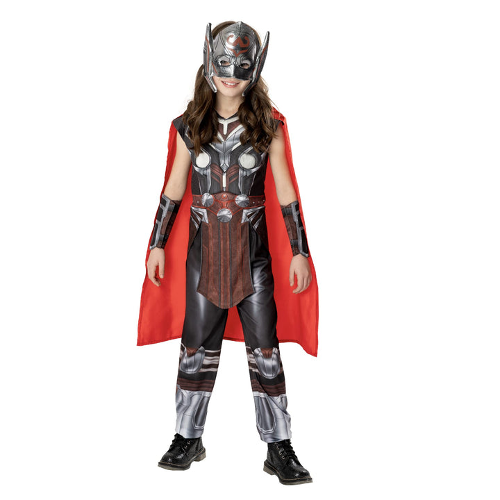 Rubies Offizielles Marvel Thor: Love and Thor Deluxe Kinderkostüm, Alter 5–6 Jahre 5-6 Jahre, 5-6 Ja