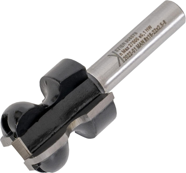 STIER Griffleistenfräser HW 8 mm Durchmesser 22-16 R2,5/6