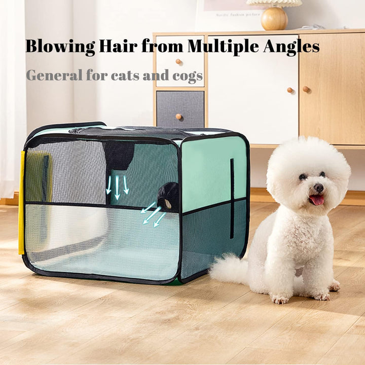 Trocknungsbox für Haustiere, Trockenraum für Katzen und Hunde, multifunktionale zusammenklappbare Bo