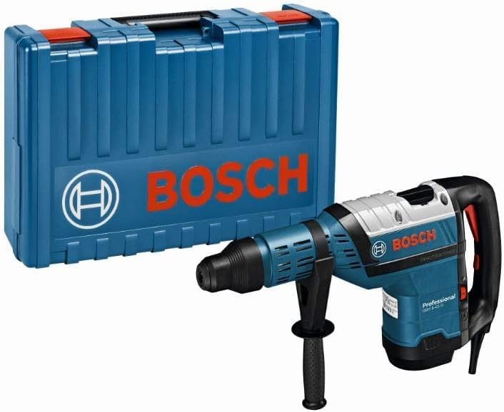 Bosch Professional Bohrhammer mit SDS max GBH 8-45 D (12,5 J Schlagenergie, inkl. Zusatzgriff, im Ha