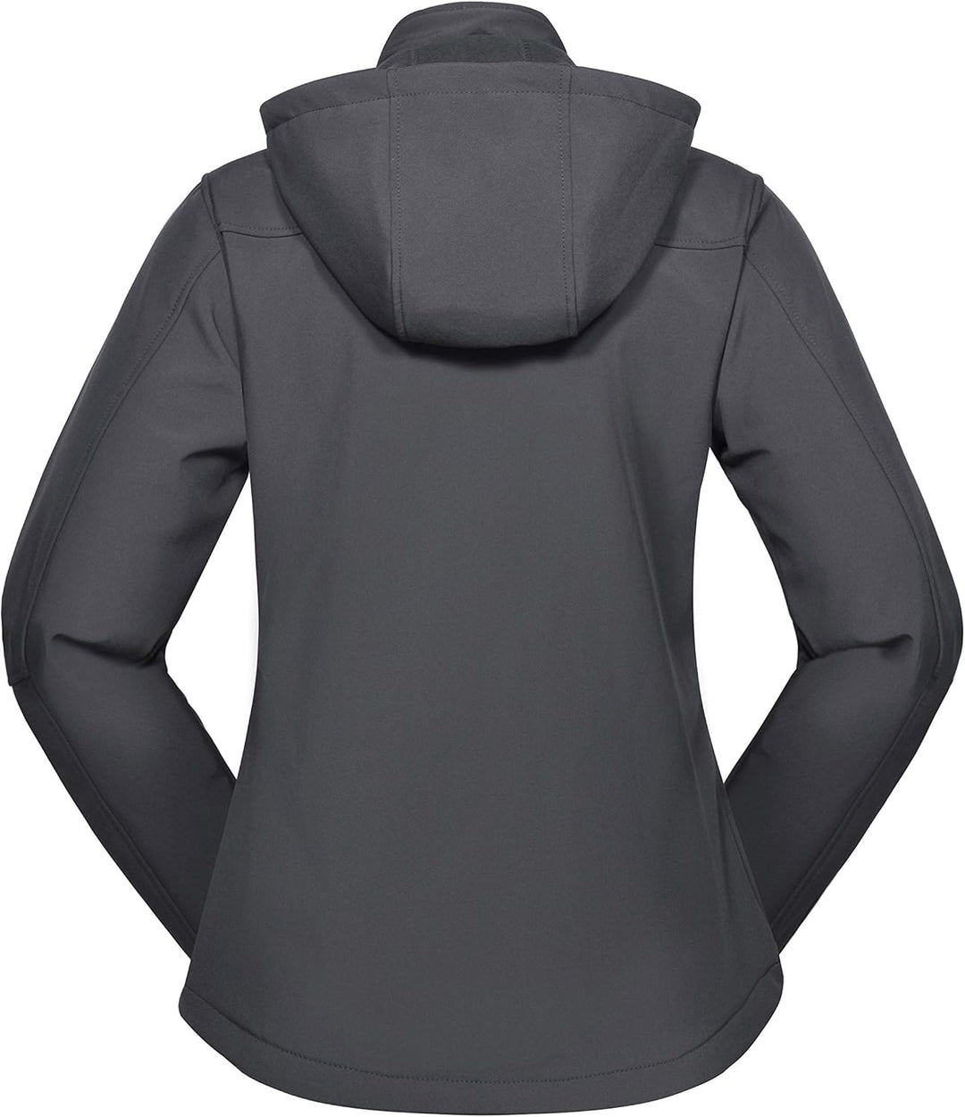 Little Donkey Andy Softshelljacke für Damen mit abnehmbarer Kapuze, Fleecefutter und Wasserabweisend