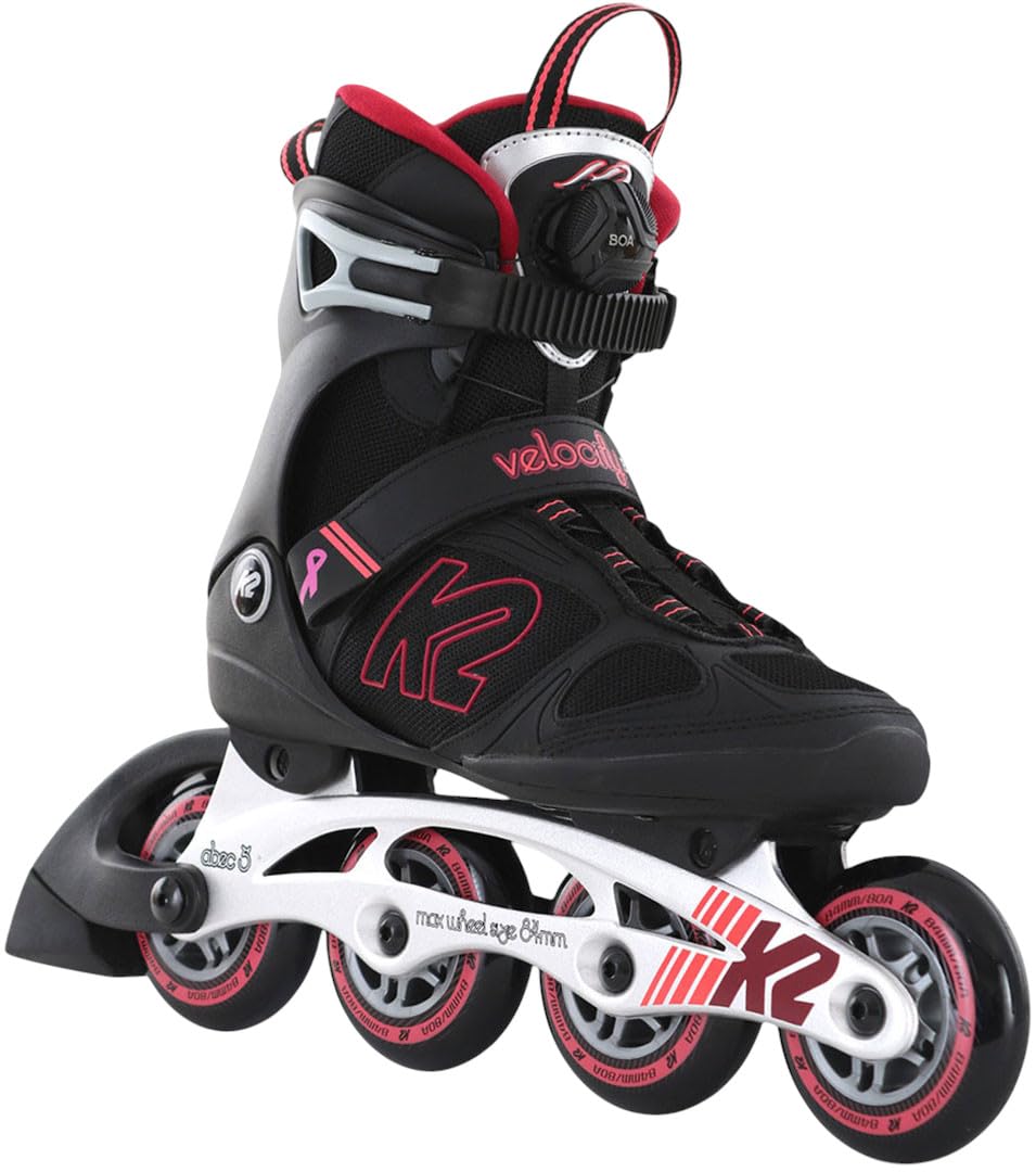 K2 Damen Velocity 84 Boa W Inline Skates EU: 36.5 (UK: 4 / US: 6.5) Black - Purple, EU: 36.5 (UK: 4