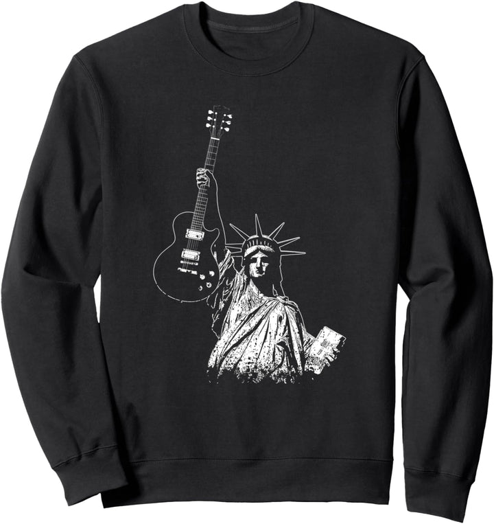 Freiheit Rock- Freie Welt - Musik -Rock-Blues-Metal Sweatshirt