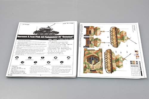 Trumpeter 01520 Modellbausatz German 3.7cm Flak 43 Flakpanzer IV ''Ostwind''