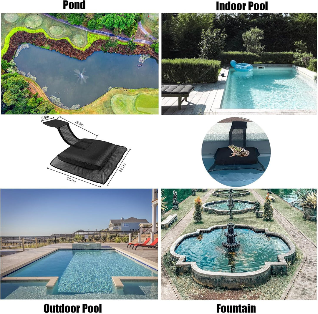 Omobolanle Tierrettende Fluchtrampe Schwimmhilfe für Schwimmbad Tierfluchtrampe Rettung Kleintiere b