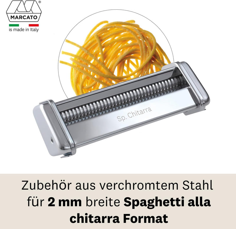 Marcato Zubehörteil für Atlas 150, Stahl, Silber, Spaghetti Chitarra-23x20x16cm, Spaghetti Chitarra