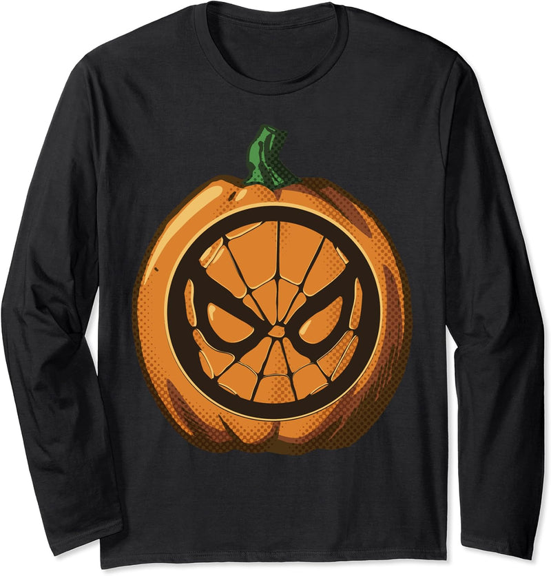 Marvel Spider-Man Halloween Pumpkin Langarmshirt