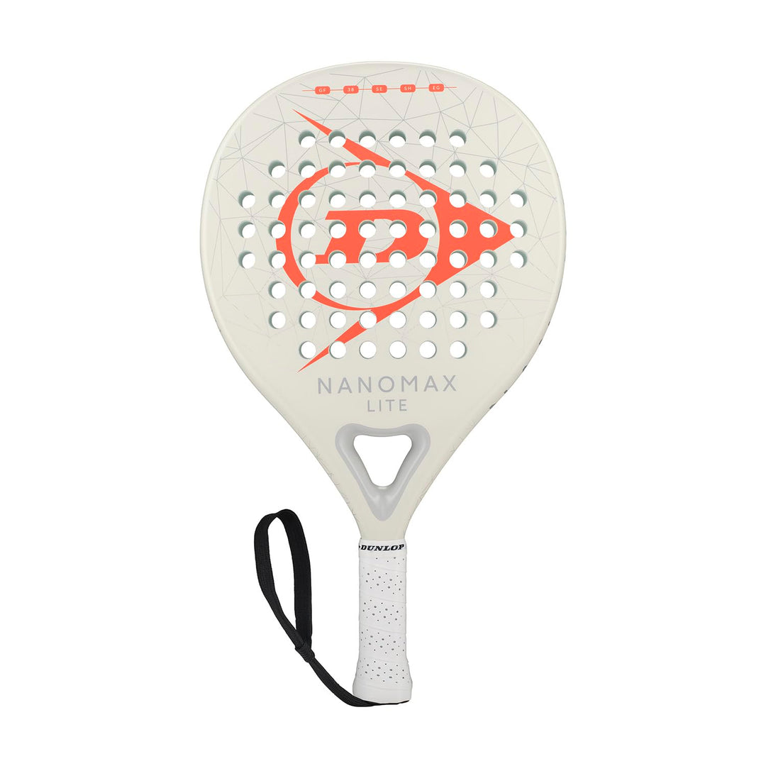 Dunlop Padel Bat Nanomax – Hybridform, Graphit-Rahmen, Medium-Balance Lite, Lite
