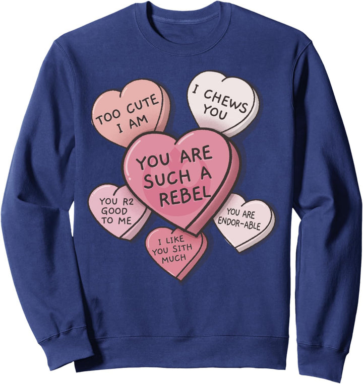 Star Wars Candy Hearts Rebel Logo Sweatshirt