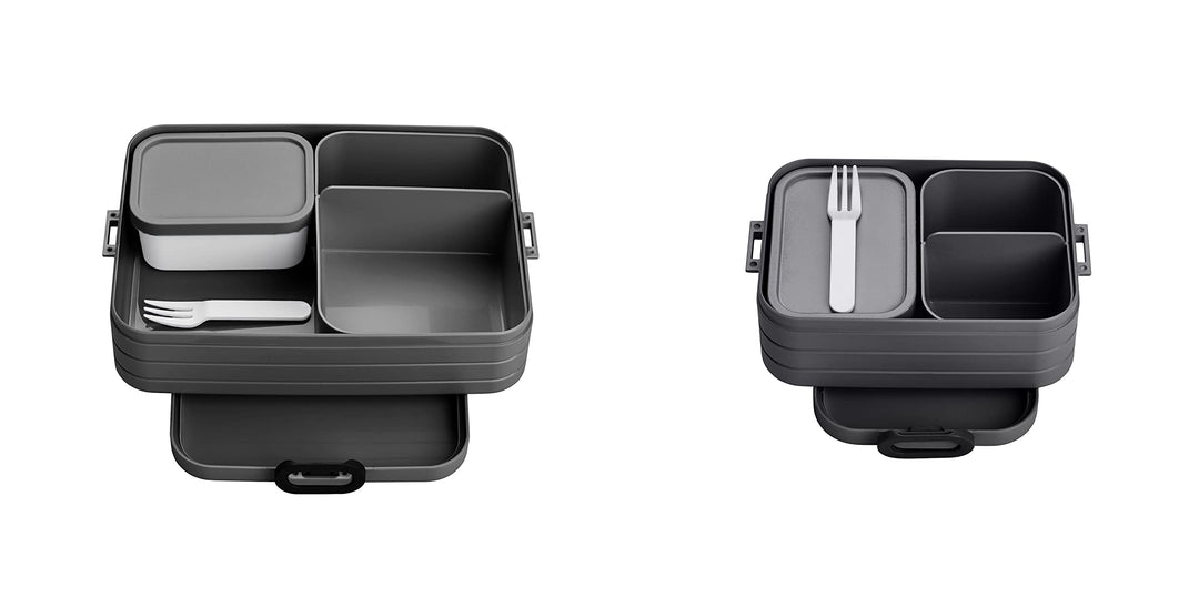 Mepal Brotdose Duo Pack - Midi + Large - Brotdose mit Bento Box - Lunchbox für kleine Snacks & Reste