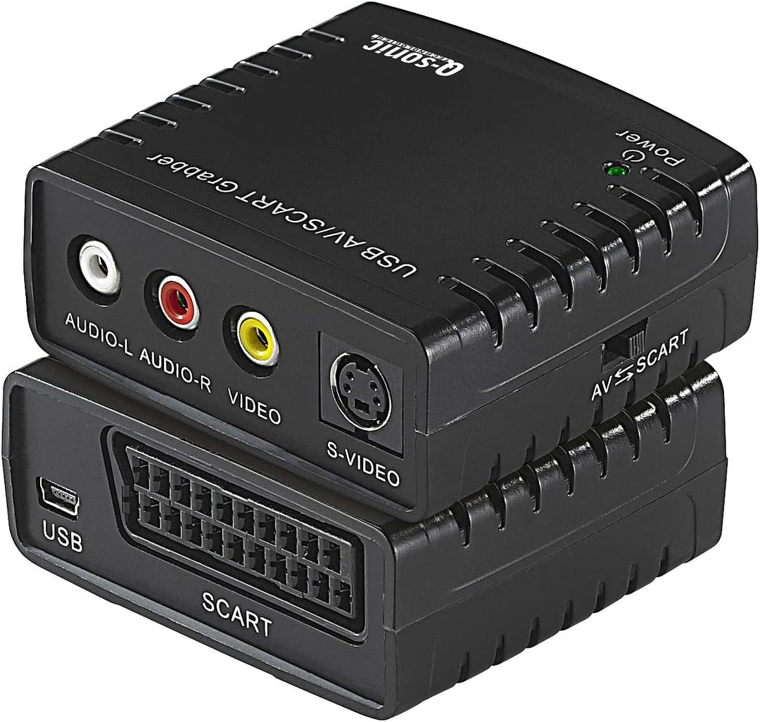 Q-Sonic VHS Digitalisierer: USB-Video-Grabber VG-310 zum Video-Digitalisieren (Video Converter, Vide
