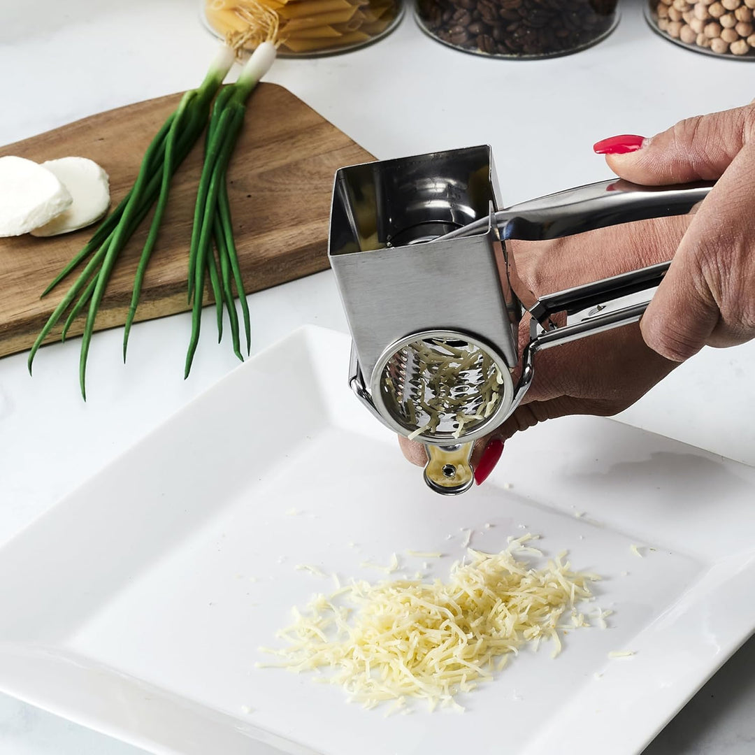 COOK CONCEPT, KU6648, Manual Stainless Steel Cheese Grater, modern and elegant Design, Easy to use a