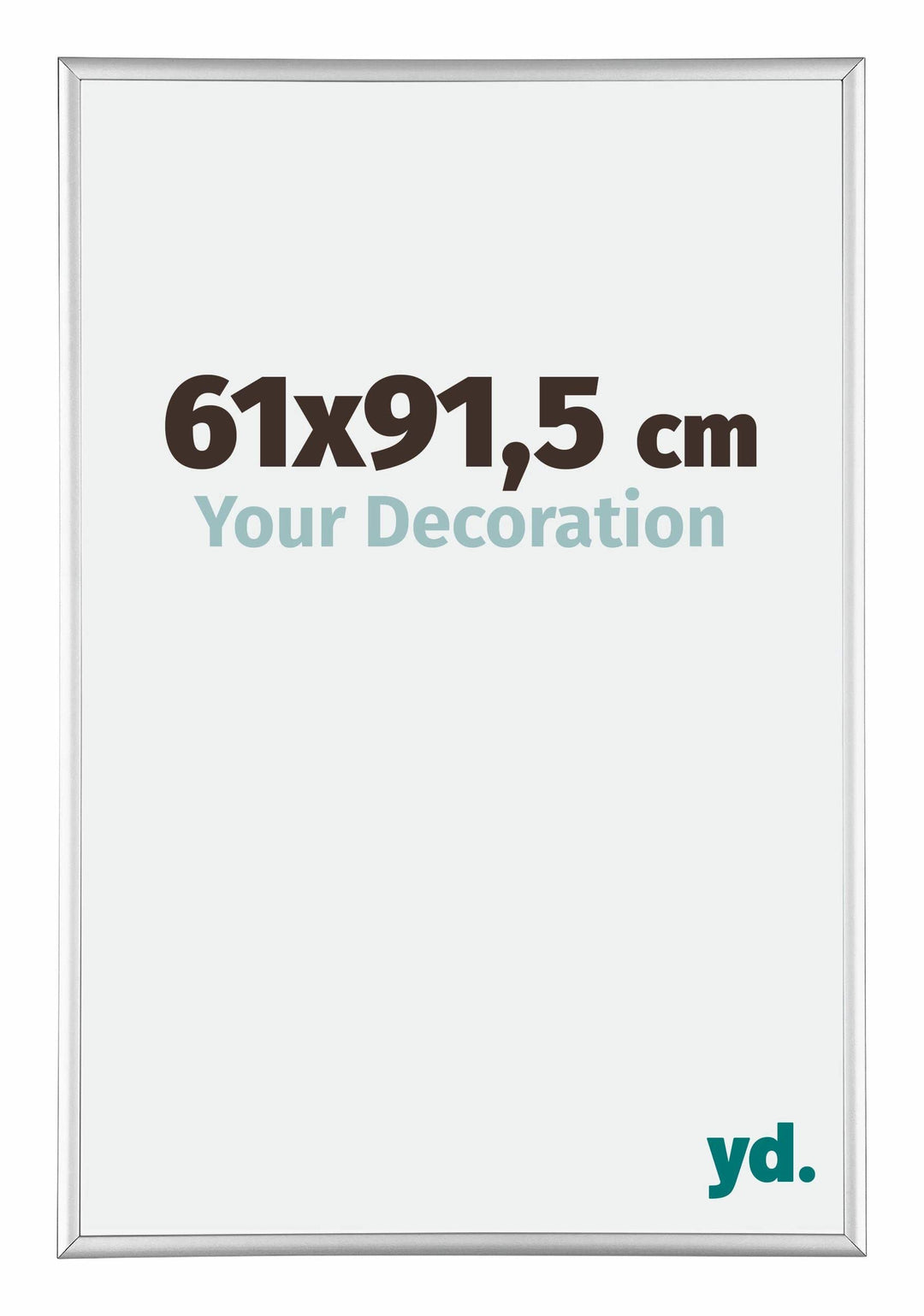 yd. Your Decoration - Bilderrahmen 61x91,5 cm - Bilderrahmen aus Aluminium mit Acrylglas - Antirefle
