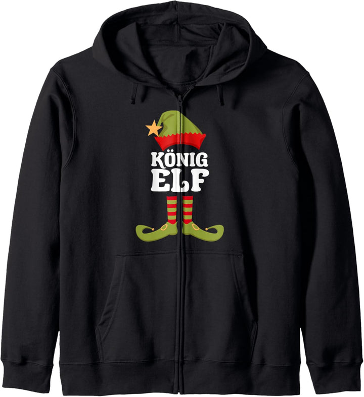 Königin Elfe Weihnachtself Weihnachten Kapuzenjacke