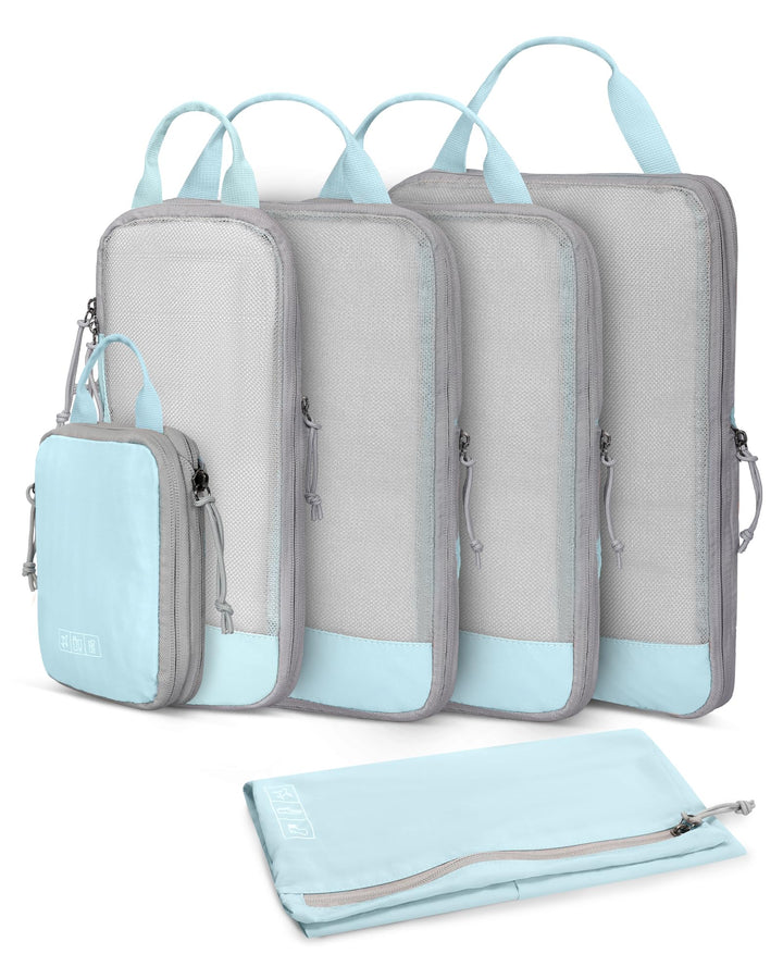 Hynes Eagle Koffer Organizer Packing Cubes Compression 6 Stück, Wasserdicht Packwürfel Organizer Set