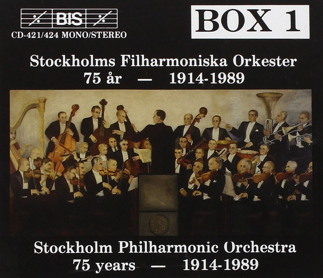 Stockholm Philharmonic Orchestra: 75 years - 1914-1989, Audio-CD