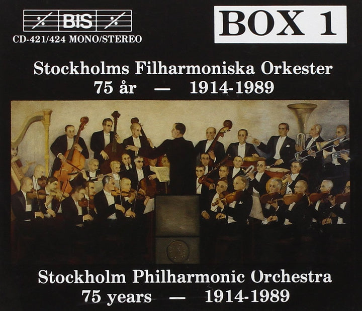 Stockholm Philharmonic Orchestra: 75 years - 1914-1989, Audio-CD